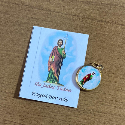 MEDALHA DUPLA FACE SÃO JUDAS TADEU (12 UNIDADES)