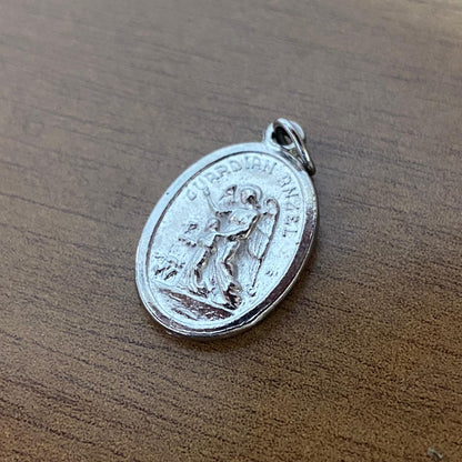 MEDALHA ITALIANA SÃO MIGUEL ARCANJO E ANJO DA GUARDA  (6 UNIDADES)