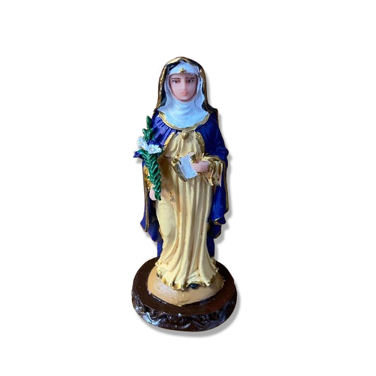 IMAGEM DE RESINA NACIONAL SANTA BEATRIZ 15CM (1 UNIDADE)