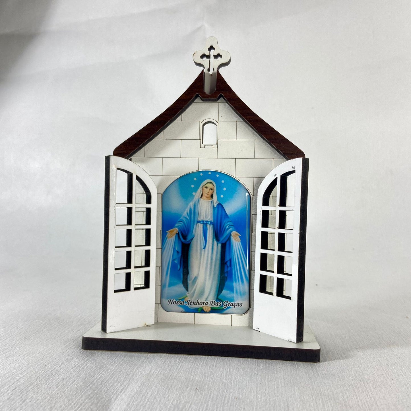 CAPELA PORTA NOSSA SENHORA DAS GRAÇAS 16CM (1 UNIDADE)