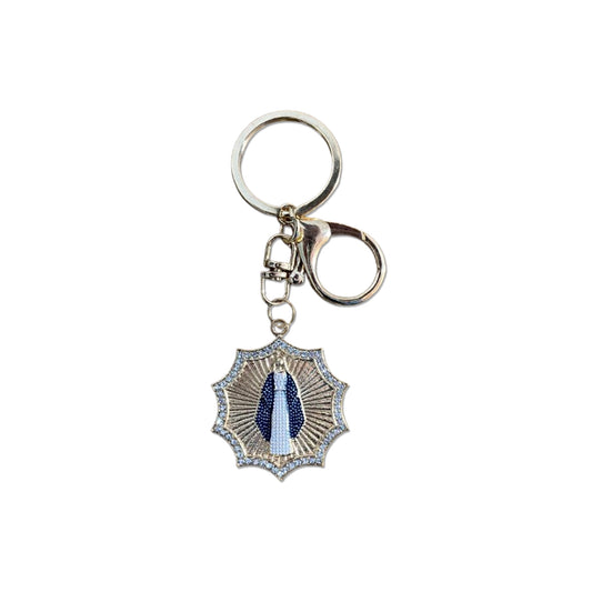 CHAVEIRO LUXO NOSSA SENHORA DAS GRAÇAS COM MOSQUETE MOD3 (6 UNIDADES)