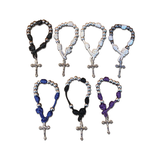 DEZENA EM CORDA CORES SORTIDAS 10MM (3 UNIDADES)