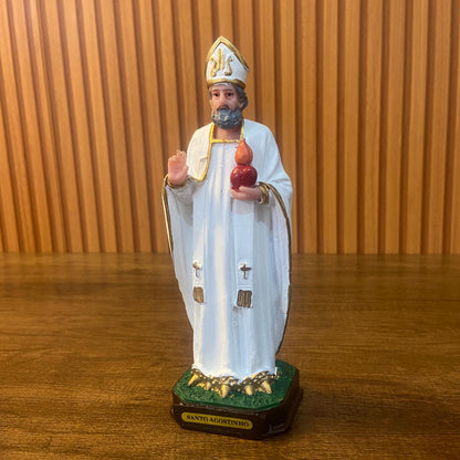 IMAGEM DE RESINA NACIONAL SANTO AGOSTINHO 20CM (1 UNIDADE)