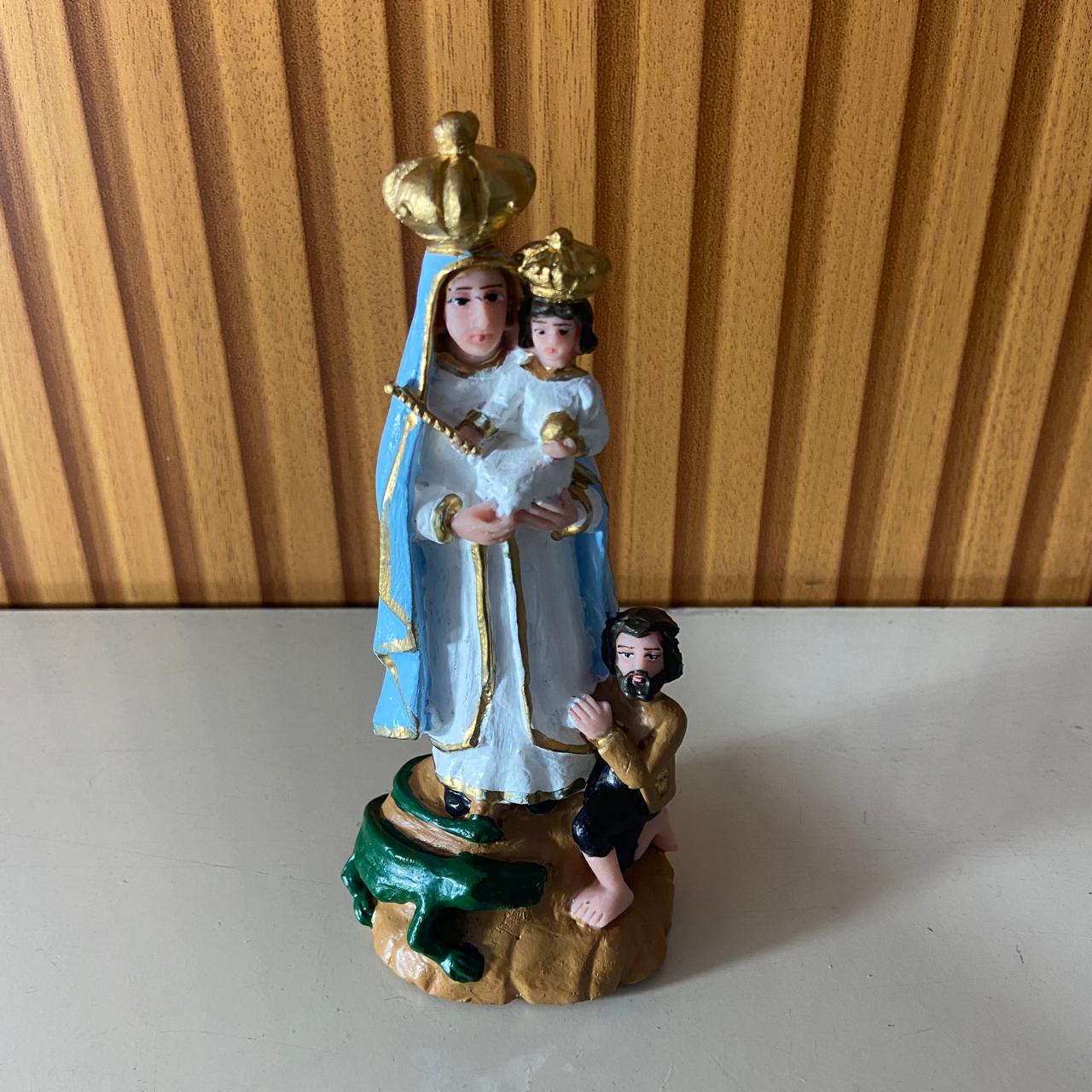 IMAGEM DE RESINA NACIONAL NOSSA SENHORA DA PENHA MOD2 15CM (1 UNIDADE)