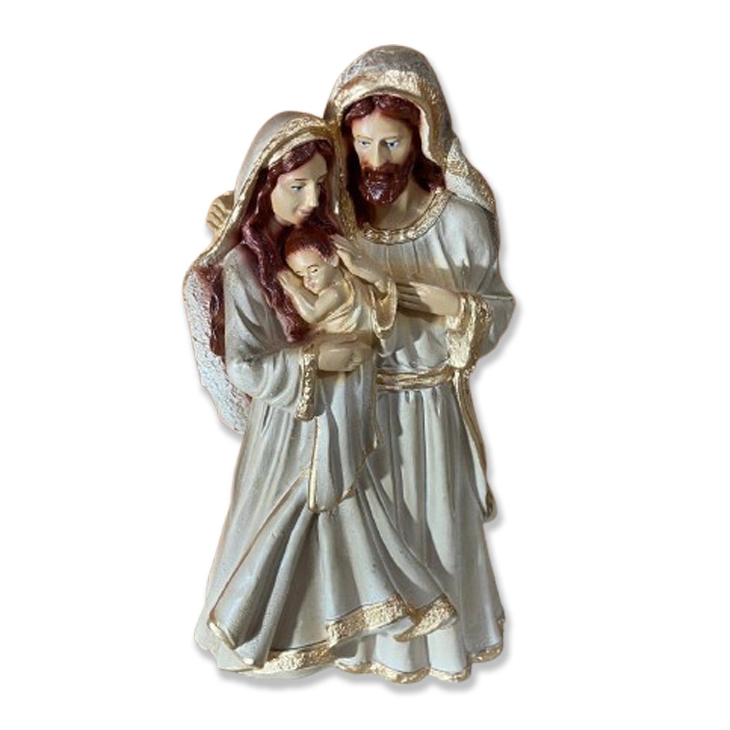 IMAGEM DE GESSO SAGRADA FAMÍLIA 29CM (1 UNIDADE)