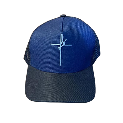 BONÉ FÉ AZUL MARINHO E PRETO  (1 UNIDADES)