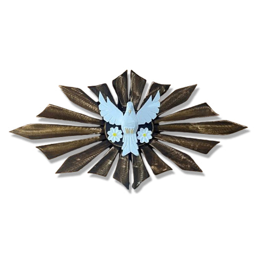 MANDALA MADEIRA MARROM DIVINO ESPIRITO SANTO 48CMX1M  (1 UNIDADE)