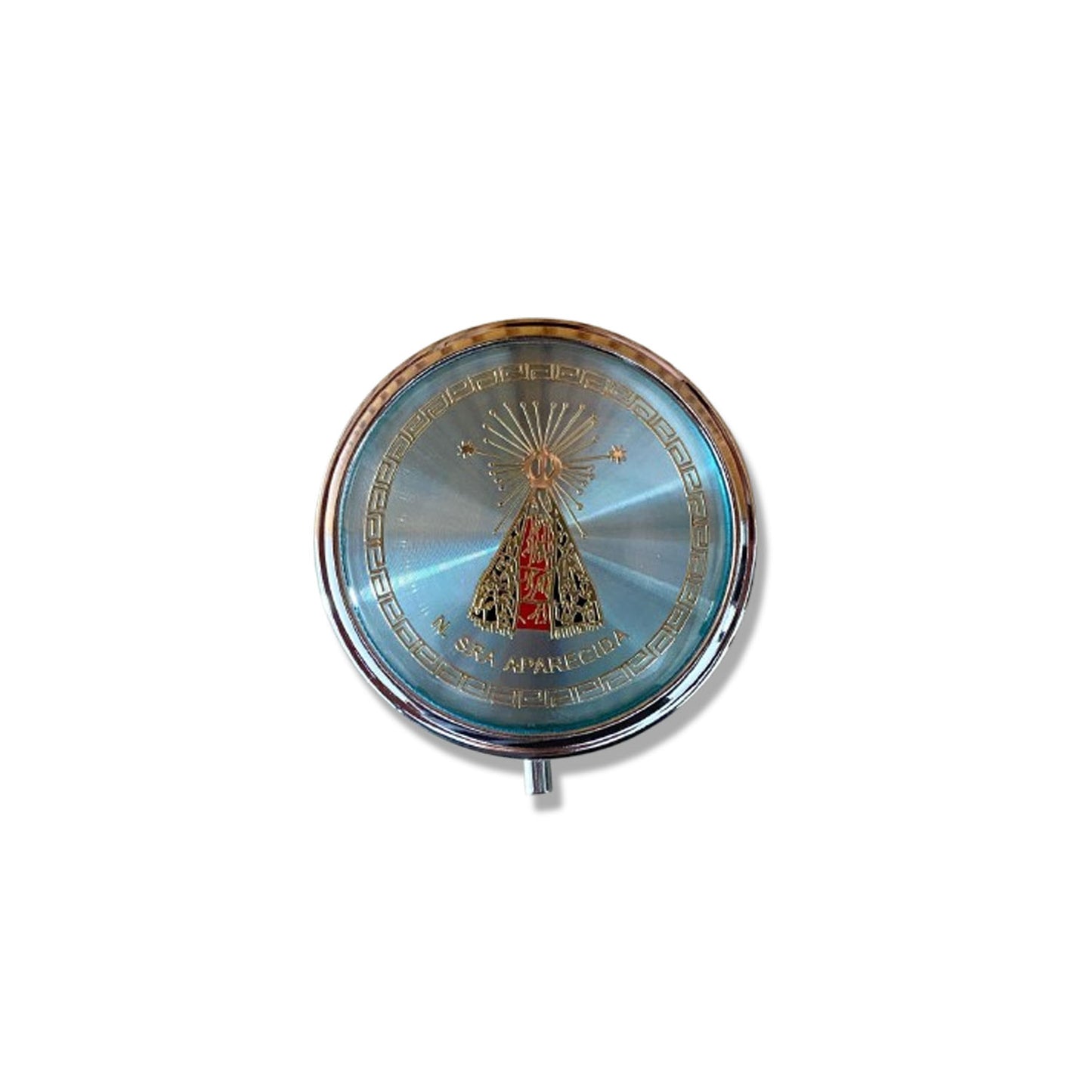 TECA AZUL CLARO NOSSA SENHORA APARECIDA (1 UNIDADE)