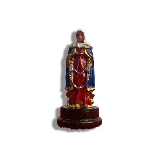 IMAGEM DE RESINA NACIONAL NOSSA SENHORA DAS LÁGRIMAS 07CM (6 UNIDADES)