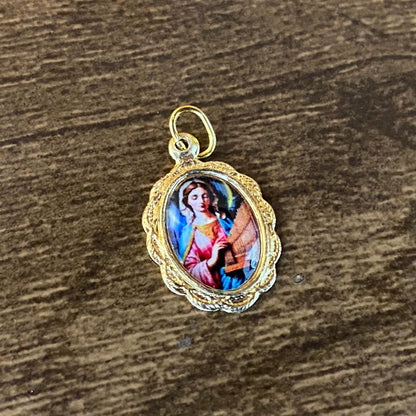 MEDALHA ALUMINIO SANTA CECÍLIA(36 UNIDADES)