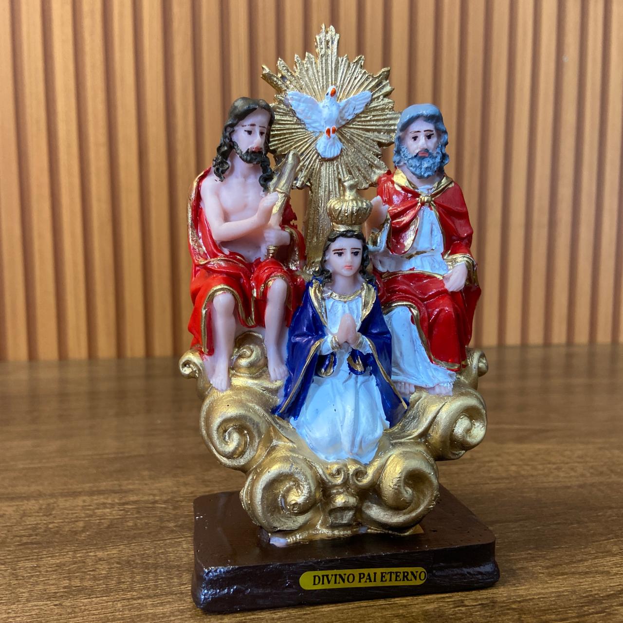 IMAGEM DE RESINA NACIONAL DIVINO PAI ETERNO 16CM (1 UNIDADE)