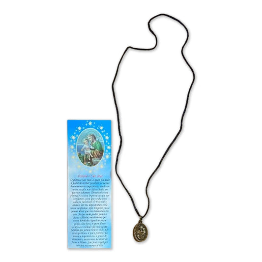 CORDÃO COM MEDALHA OURO VELHO SÃO JOSÉ  (1 UNIDADES)