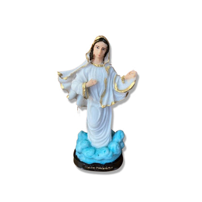 IMAGEM DE RESINA NACIONAL RAINHA DA PAZ 14CM (1 UNIDADE)