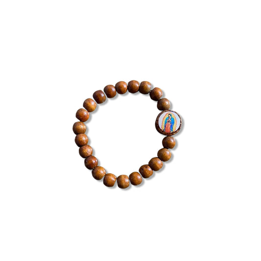 PULSEIRA DE MADEIRA NOSSA SENHORA DE GUADALUPE (12 UNIDADES)