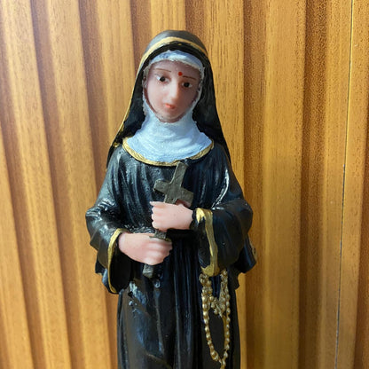 IMAGEM DE RESINA NACIONAL SANTA RITA DE CÁSSIA 20CM (1 UNIDADE)