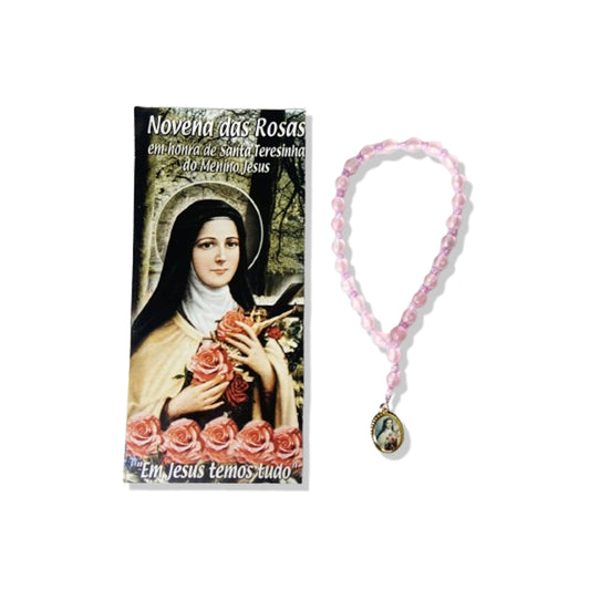 NOVENA DAS ROSAS DE SANTA TERESINHA MOD2 6MM (1 UNIDADE)