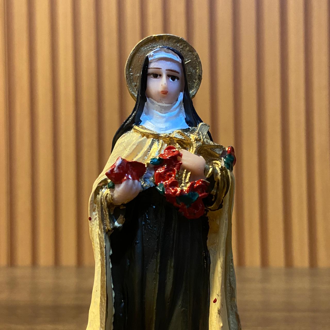 IMAGEM DE RESINA NACIONAL SANTA TERESINHA 14,5CM (1 UNIDADE)