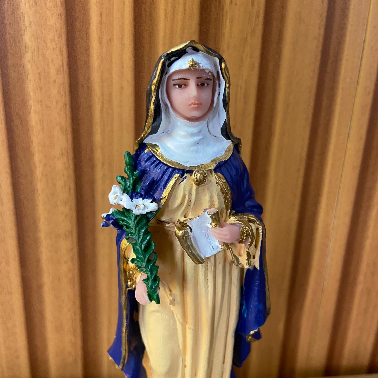 IMAGEM DE RESINA NACIONAL SANTA BEATRIZ 15CM (1 UNIDADE)