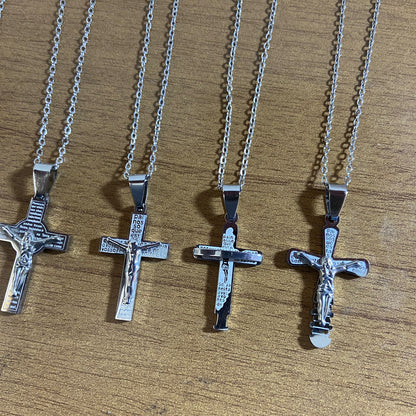 CORRENTE PRATEADA CRUZ MODELOS SORTIDOS (6 UNIDADES)