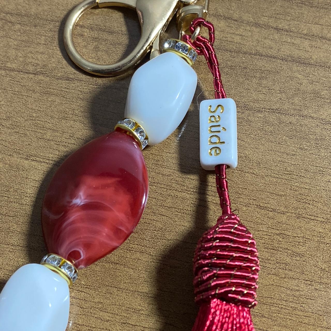 CHAVEIRO DE PEDRARIAS SÃO MIGUEL ARCANJO EM ACRÍLICO (1 UNIDADE)