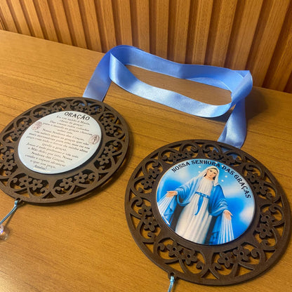 ESCAPULÁRIO DE PORTA TABACO NOSSA SENHORA DAS GRAÇAS (1 UNIDADE)