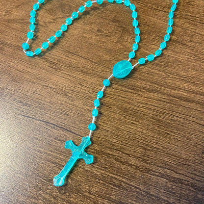 TERÇO ACRÍLICO P VERDE CLARO (12 UNIDADES)