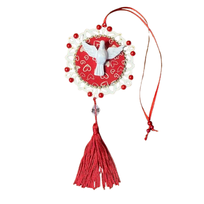 MANDALA DE BERÇO DIVINO ESPIRITO SANTO P VERMELHO (1 UNIDADE)