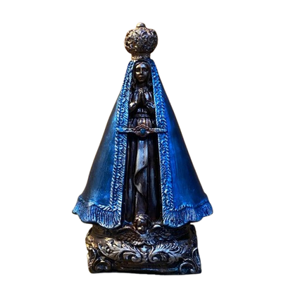 IMAGEM DE GESSO NOSSA SENHORA APARECIDA PINTADA 22CM (1 UNIDADE)