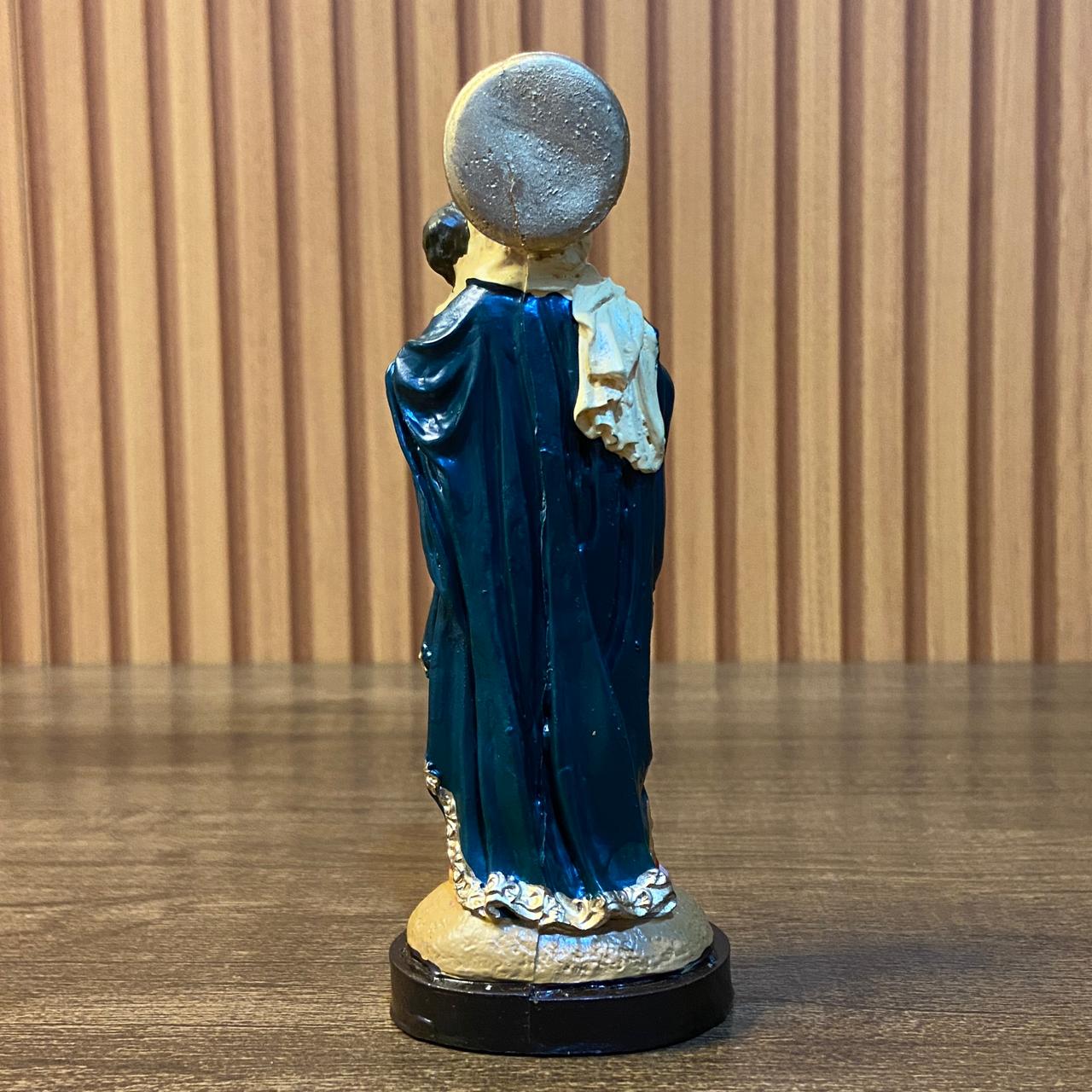 IMAGEM DE RESINA NACIONAL NOSSA SENHORA MÃE RAINHA 15CM (1 UNIDADE)