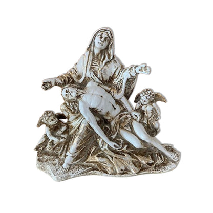 IMAGEM DE RESINA NACIONAL NOSSA SENHORA PIETÁ 17CM (1 UNIDADE)