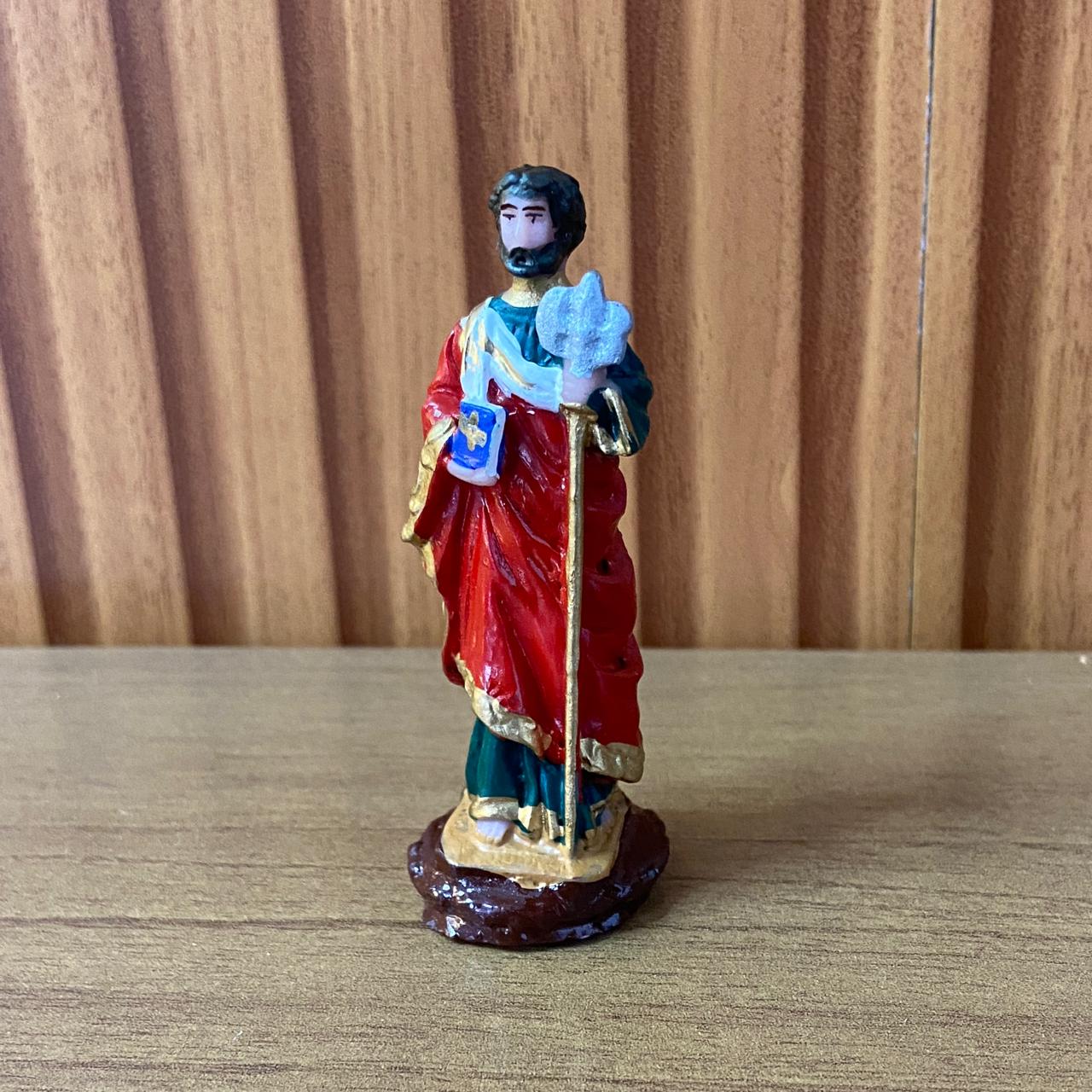 IMAGEM DE RESINA NACIONAL SÃO JUDAS TADEU 07CM (6 UNIDADES)