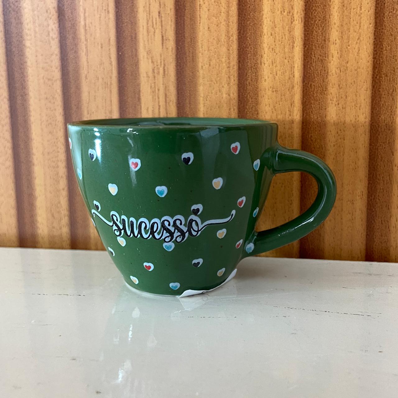 XÍCARA COQUINHO VERDE MOD1 SUCESSO (1 UNIDADE)