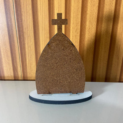 CAPELA MDF DESMONTÁVEL NOSSA SENHORA DE SALETTE 11CM (1 UNIDADE)