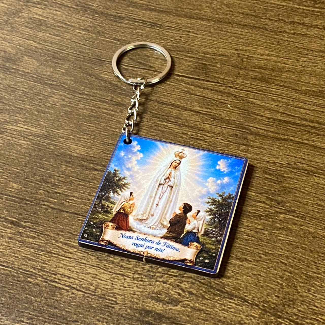 CHAVEIRO DE MDF NOSSA SENHORA DE FÁTIMA (1 UNIDADE)