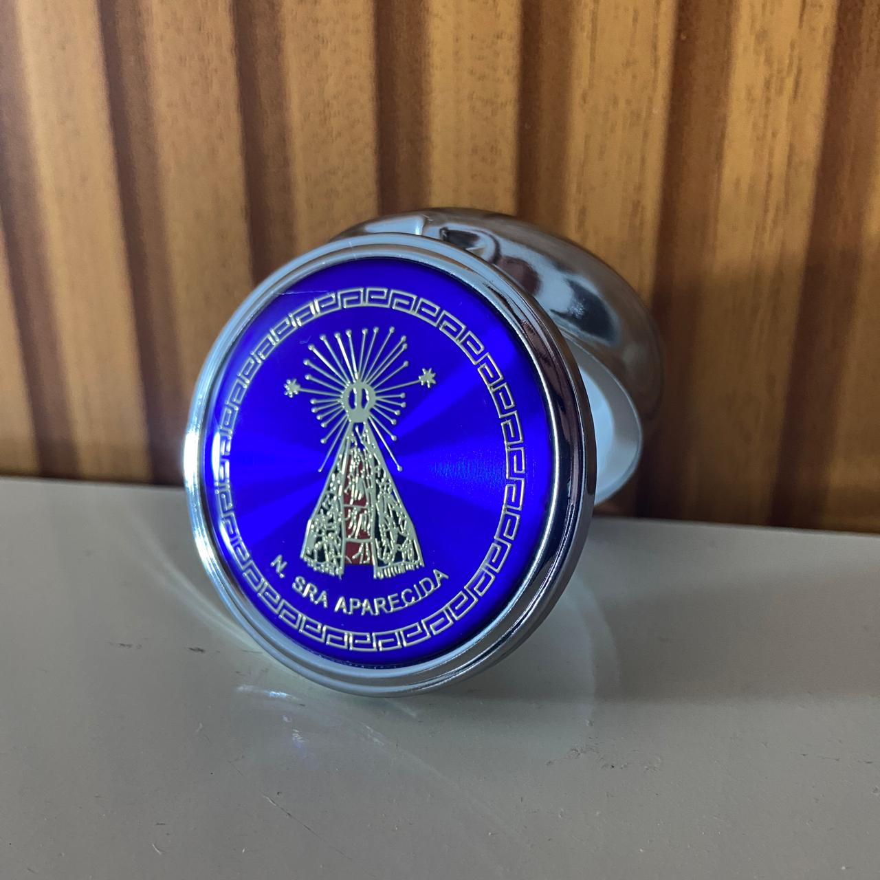 TECA AZUL ESCURO NOSSA SENHORA APARECIDA (1 UNIDADE)