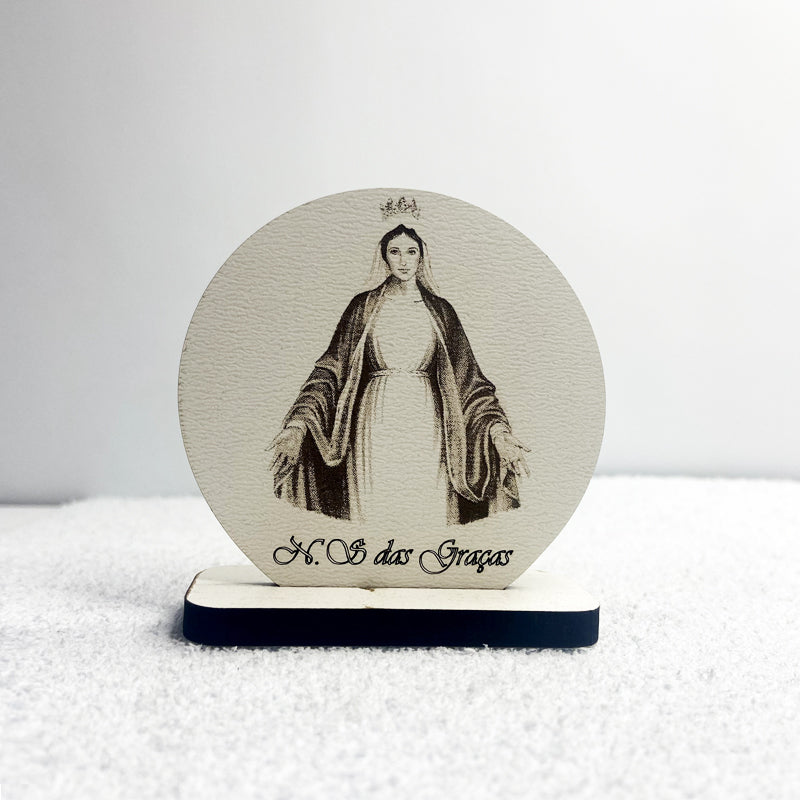 TOTEM MDF NOSSA SENHORA DAS GRAÇAS 08CM (1 UNIDADE)