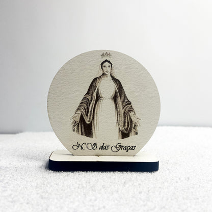 TOTEM MDF NOSSA SENHORA DAS GRAÇAS 08CM (1 UNIDADE)