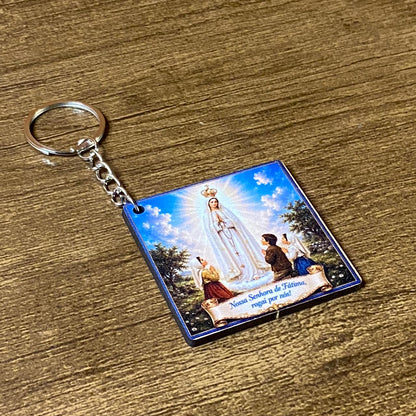 CHAVEIRO DE MDF NOSSA SENHORA DE FÁTIMA (1 UNIDADE)