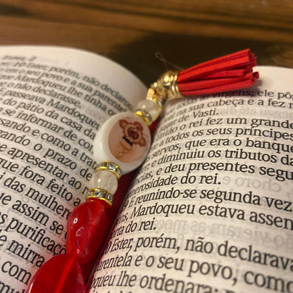 MARCADOR DE PÁGINA DE PEDRARIAS SAGRADO CORAÇÃO DE JESUS (3 UNIDADES)