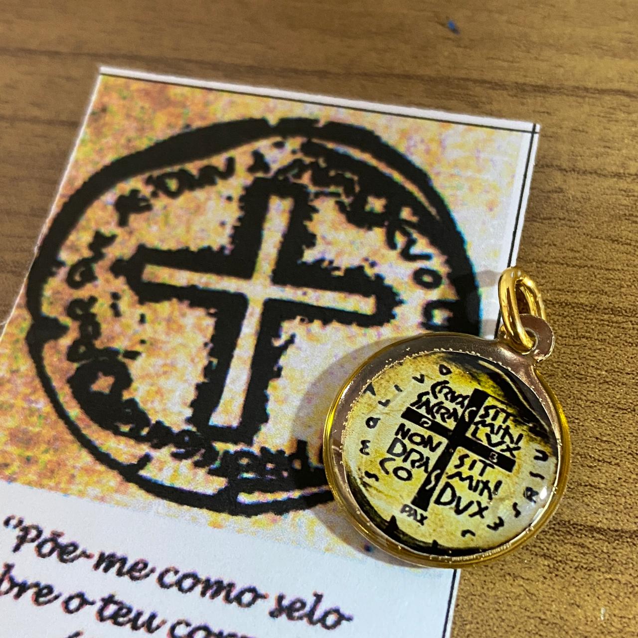 MEDALHA DUPLA FACE DUAS MEDALHAS (12 UNIDADES)