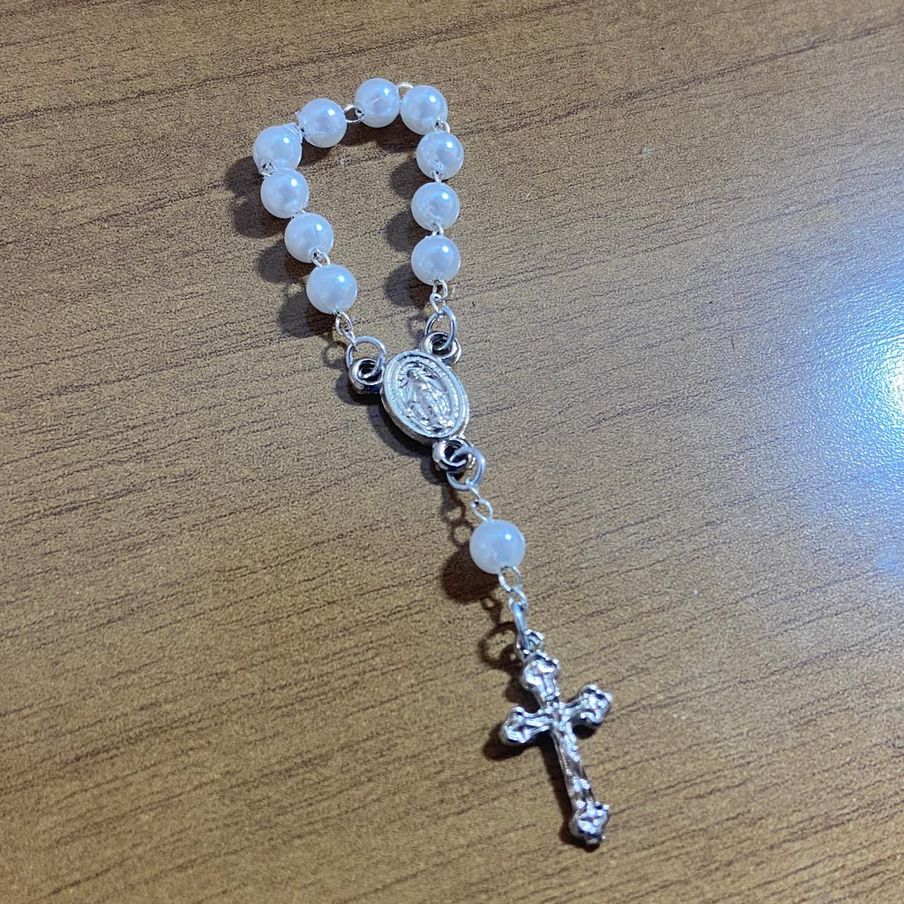 DEZENA DE DEDO PEROLA BRANCA 6MM (12 UNIDADES)