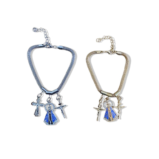 PULSEIRA NOSSA SENHORA APARECIDA MODELOS SORTIDOS MOD1  (6 UNIDADES)