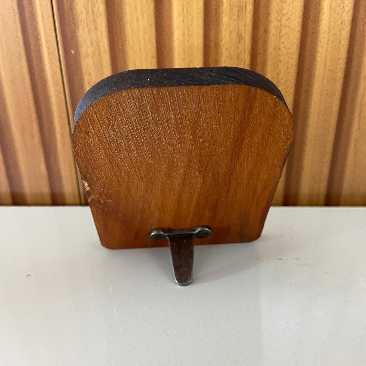 ADORNO DE MESA MADEIRA DIVINO ESPÍRITO SANTO DE METAL COM ACRÍLICO 9,5CM(1 UNIDADE)