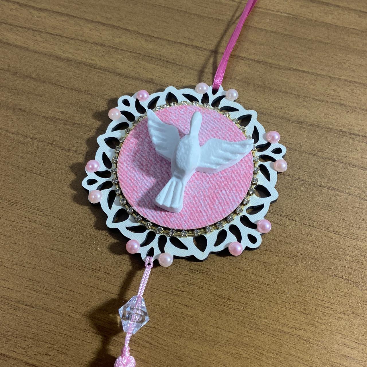 MANDALA DE BERÇO DIVINO ESPIRITO SANTO P ROSA (1 UNIDADE)