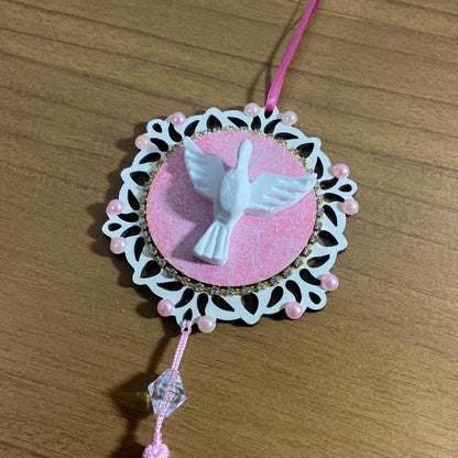 MANDALA DE BERÇO DIVINO ESPIRITO SANTO P ROSA (1 UNIDADE)