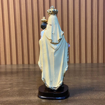 IMAGEM DE RESINA NACIONAL NOSSA SENHORA DO CARMO 15CM (1 UNIDADE)