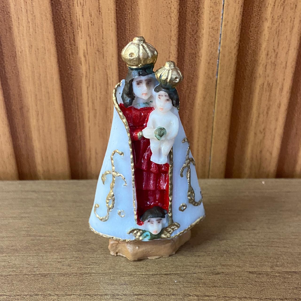 IMAGEM DE RESINA NACIONAL NOSSA SENHORA DE NAZARÉ 07CM (6 UNIDADES)