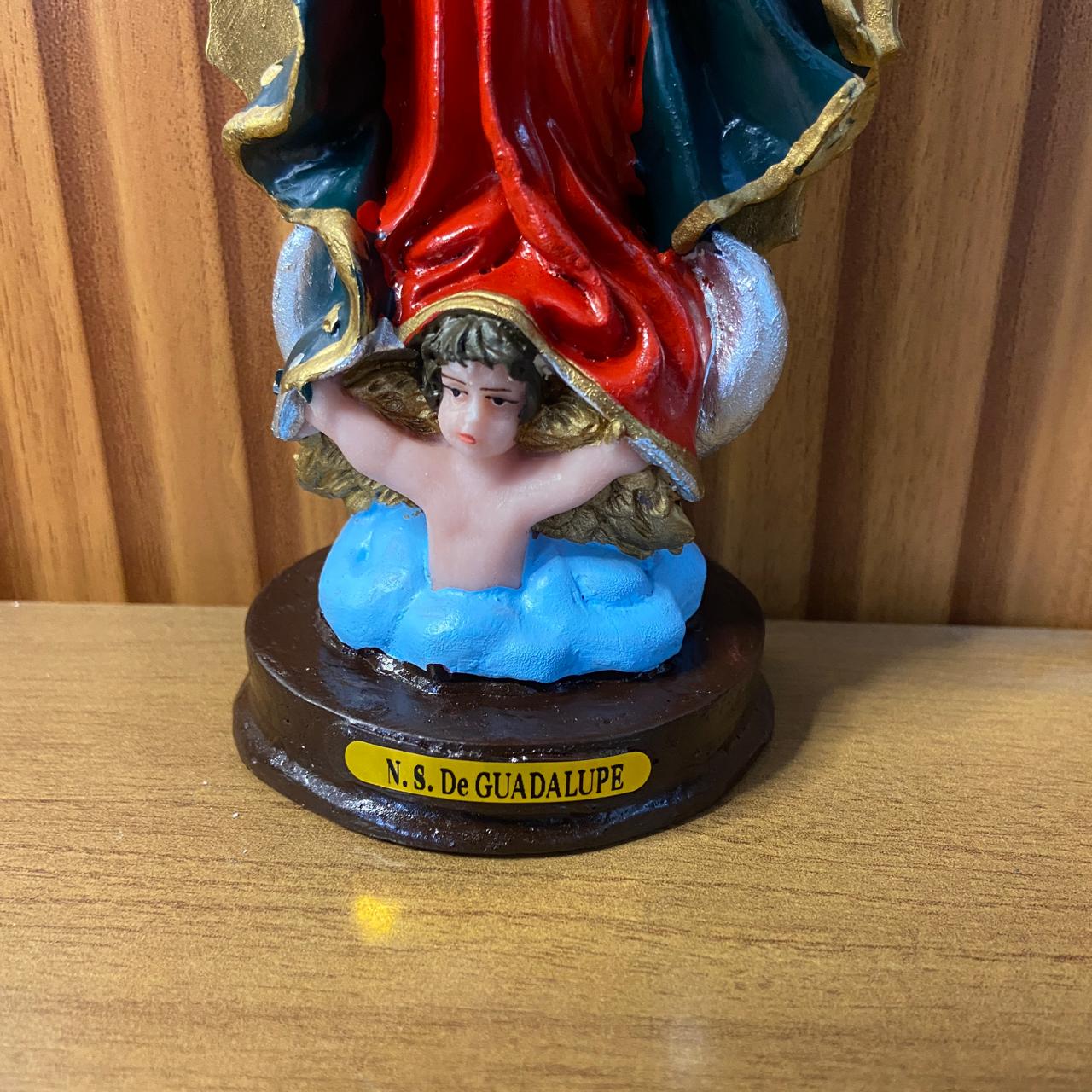 IMAGEM DE RESINA NACIONAL NOSSA SENHORA DE GUADALUPE 21CM (1 UNIDADE)