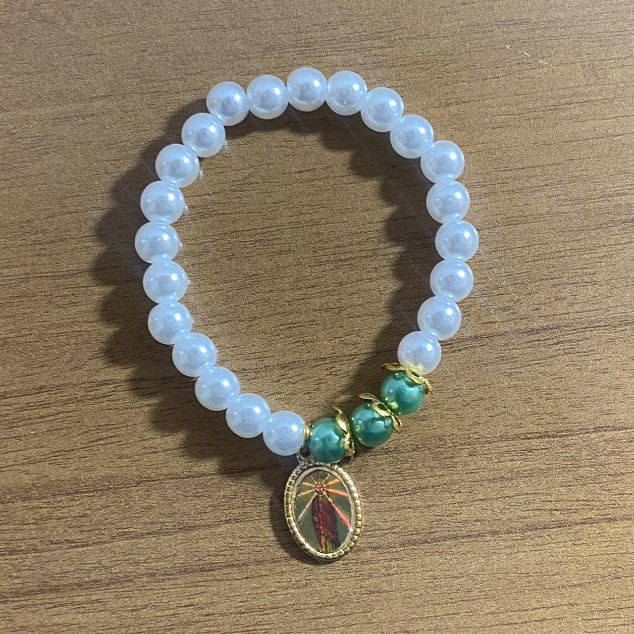 PULSEIRA PÉROLA SÃO JUDAS TADEU  (01 UNIDADE)