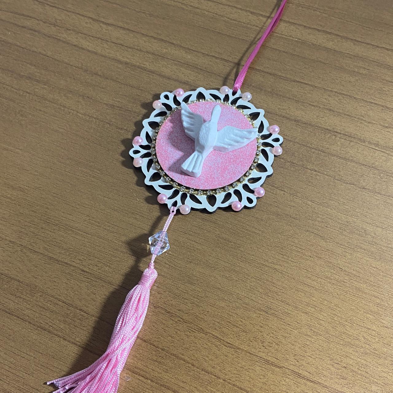 MANDALA DE BERÇO DIVINO ESPIRITO SANTO P ROSA (1 UNIDADE)